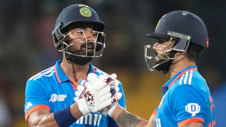Kl Rahul and Virat Kohli piled on the runs for India against Pakistan (Associated Press)