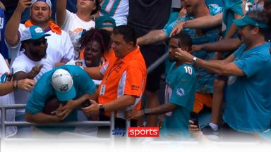 Fan intercepts as Hill gives TD ball to mum! | 'She is not happy!'