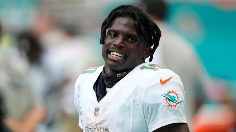 Miami Dolphins wide receiver Tyreek Hill 